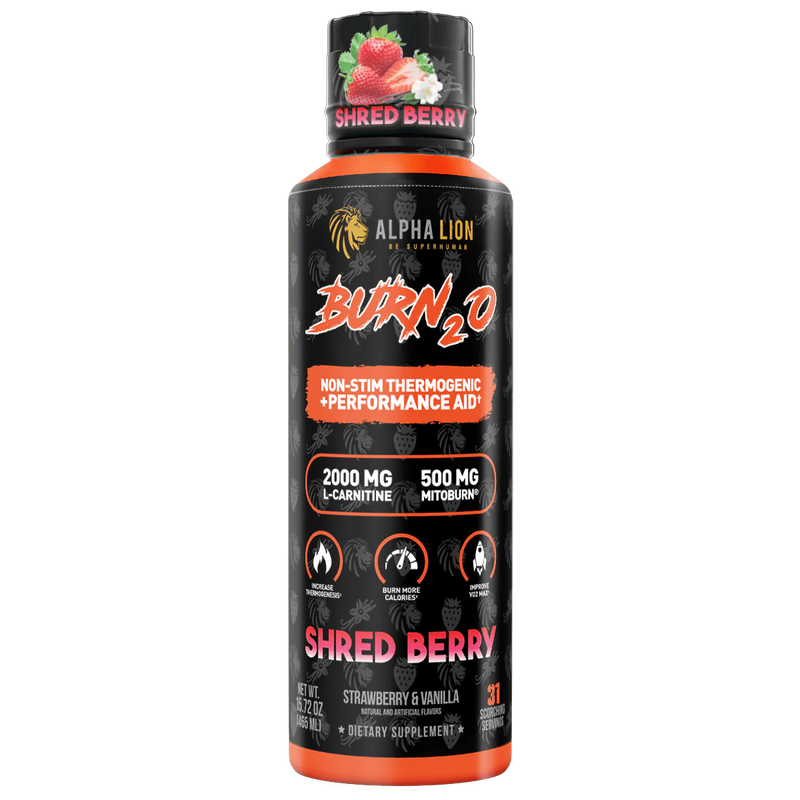 Alpha Lion Burn2.0 Stim-Free Liquid Thermogenic and Performance Aid