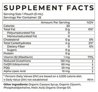 Cymbiotika Liposomal Glutathione Packets NONA Cymbiotika Liposomal Glutathione Packets NONA