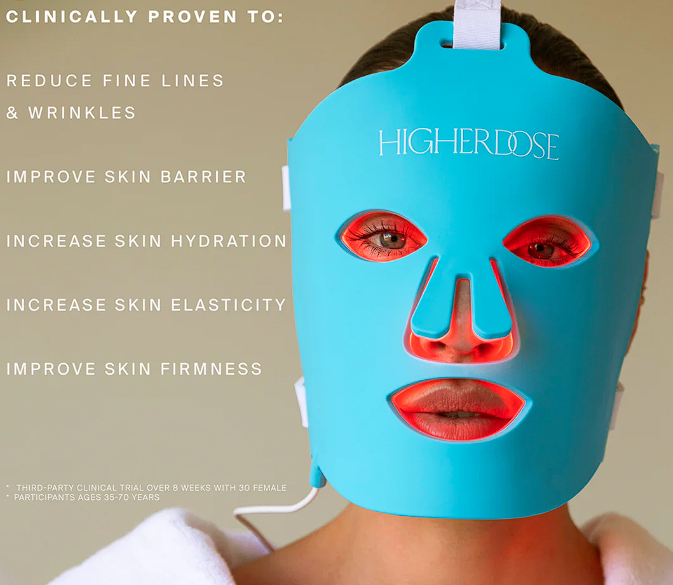 Higher Dose Red Light Face Mask