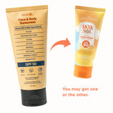 Sky & Sol Face and Body Sunscreen SPF 50