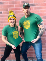 Lake Country Home Green & Gold Unisex Triblend Tee