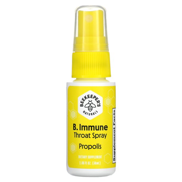 Beekeeper’s Naturals B.Immune Propolis Throat Spray