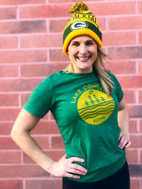 Lake Country Home Green & Gold Unisex Triblend Tee