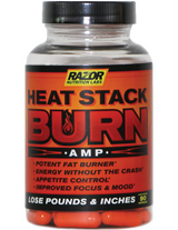 Razor Nutrition Heat Stack Natural Fat Burning Weight Loss System