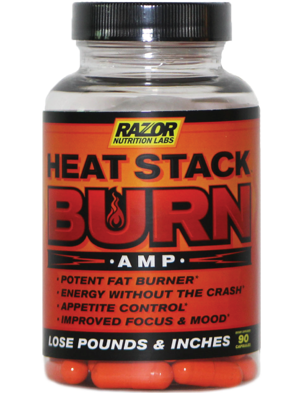 Razor Nutrition Heat Stack Natural Fat Burning Weight Loss System
